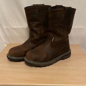 Brown wolverine boots size 5.5